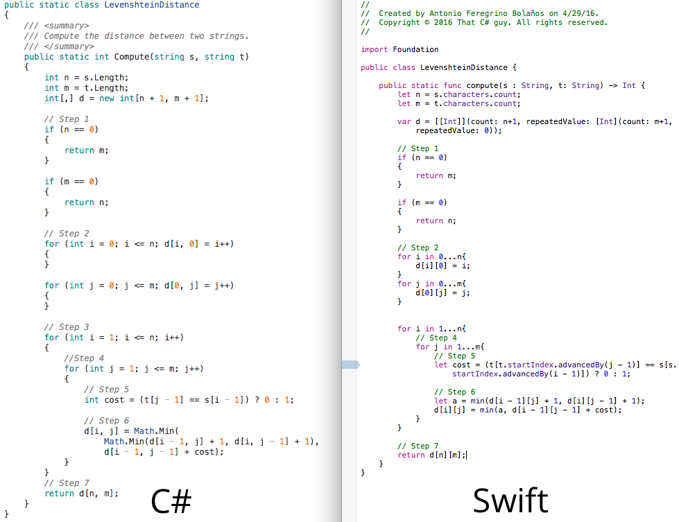 "Código Swift & C#" images_set